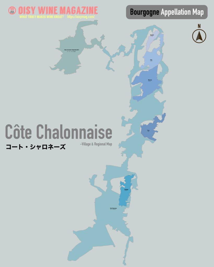 コート・シャロネーズの地図