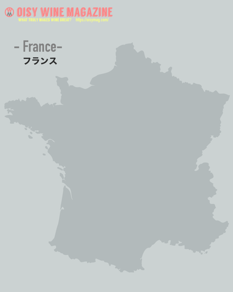 素のフランス地図