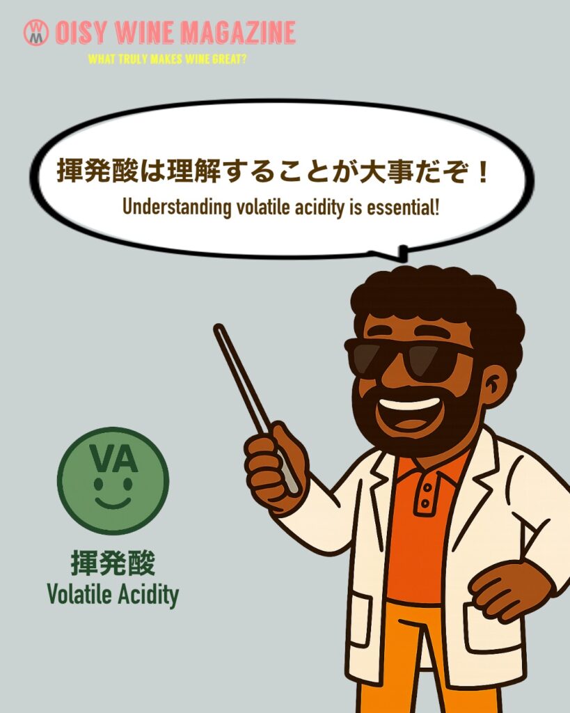 揮発酸は理解するのが大事!